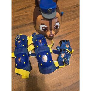 Toddler Paw Patrol Chase Helmet and Knee Shoulder Pad‎ Set